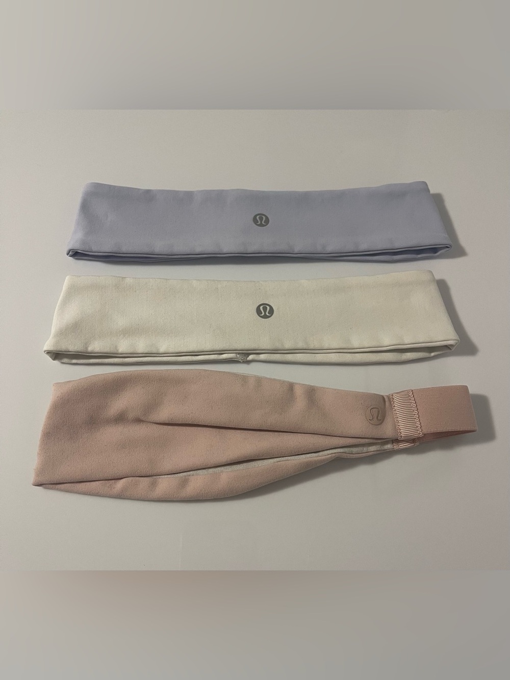 lululemon athletica Lavender, White & Blush Headband Set